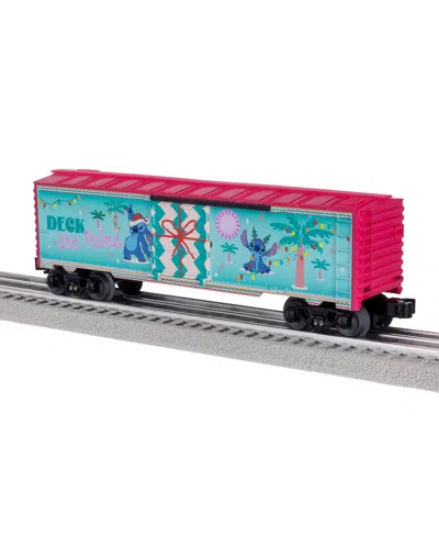 Lionel Disney Stitch Christmas Winter Sunset O Gauge Model Train Boxcar In Multi