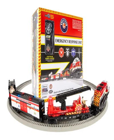 Lionel Emergency Response Lionchief Bluetooth 5.0 Train Set With Remote In Multi