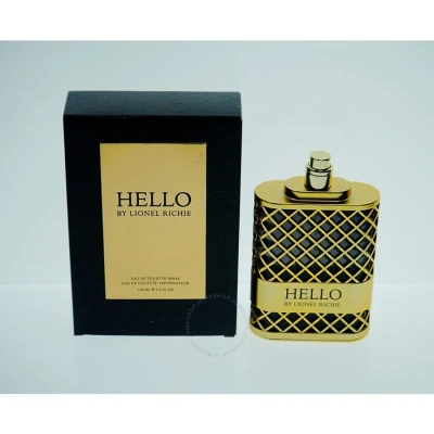 Lionel Richie Men's Hello Edt Spray 3.33 oz (tester) Fragrances 5060426155673 In Mint / Violet