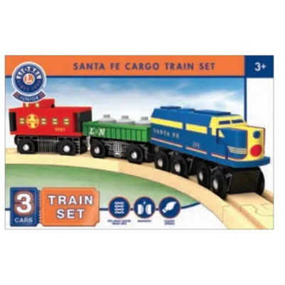 Lionel Santa Fe Cargo Wood Toy Train Set In Multi