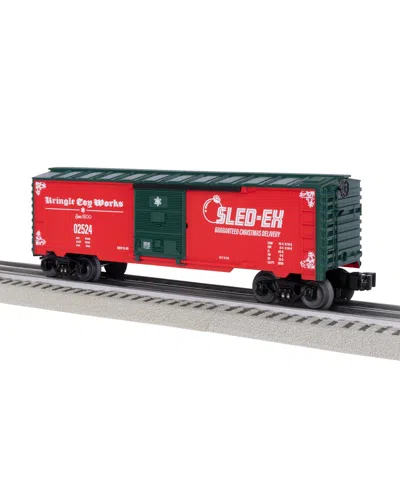 Lionel Sled-ex O Gauge Model Train Boxcar In White