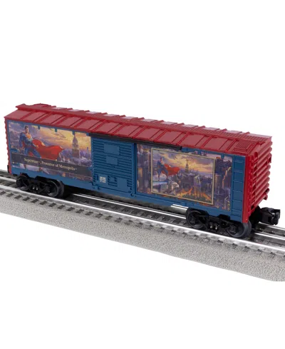 Lionel Thomas Kinkade Studios Dc Superman Protector Of Metropolis O Gauge Model Train Boxcar In Multi