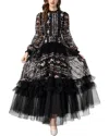 Lionello Salvi Maxi Dress In Black