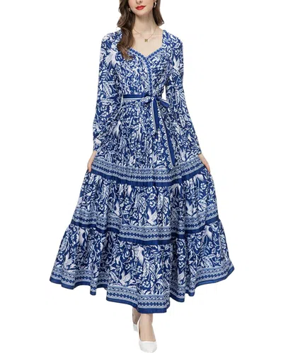 Lionello Salvi Maxi Dress In Blue