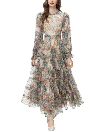 Lionello Salvi Maxi Dress In Multi
