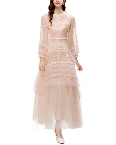 Lionello Salvi Maxi Dress In Pink