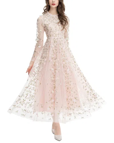 Lionello Salvi Maxi Dress In Pink