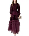 Lionello Salvi Maxi Dress In Purple
