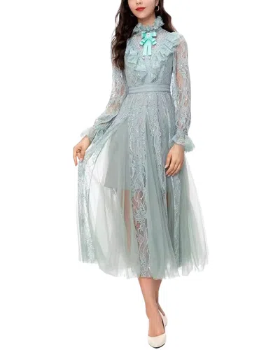 Lionello Salvi Midi Dress In Blue