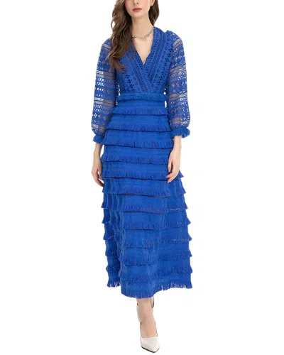 Lionello Salvi Midi Dress In Blue