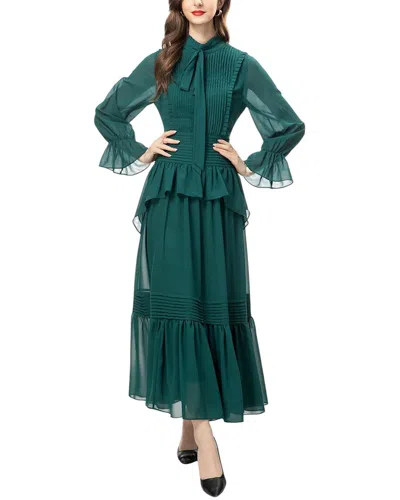 Lionello Salvi Midi Dress In Green
