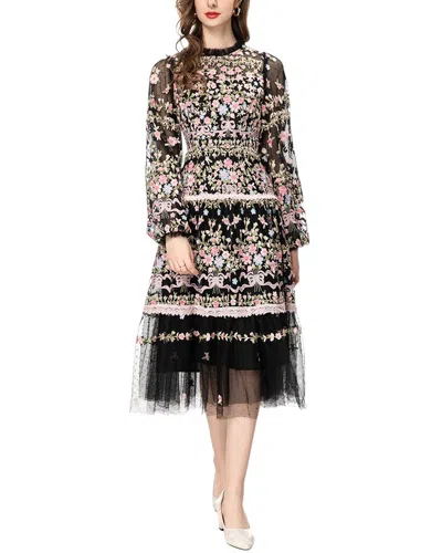 Lionello Salvi Midi Dress In Black