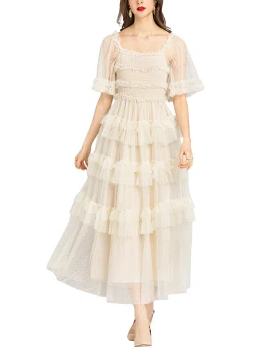 Lionello Salvi Midi Dress In Neutral