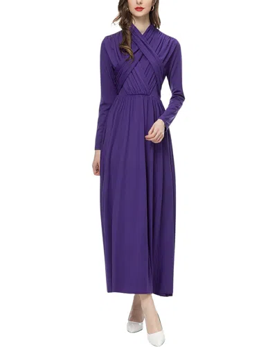 Lionello Salvi Midi Dress In Purple