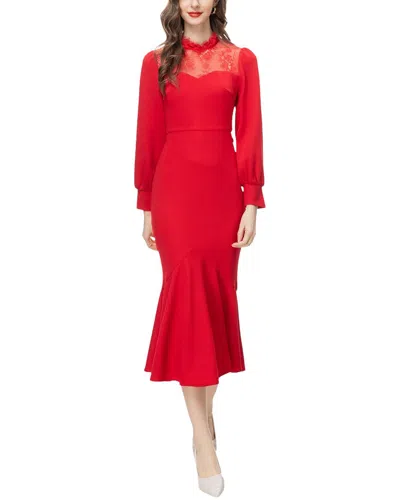 Lionello Salvi Midi Dress In Red
