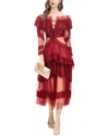 Lionello Salvi Midi Dress In Red