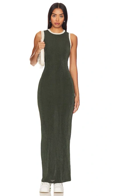 Lioness 97 Maxi Dress In Dark Green