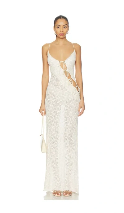 Lioness About A Girl Maxi Dress In White