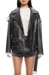 Lioness Ace Faux Leather Biker Jacket