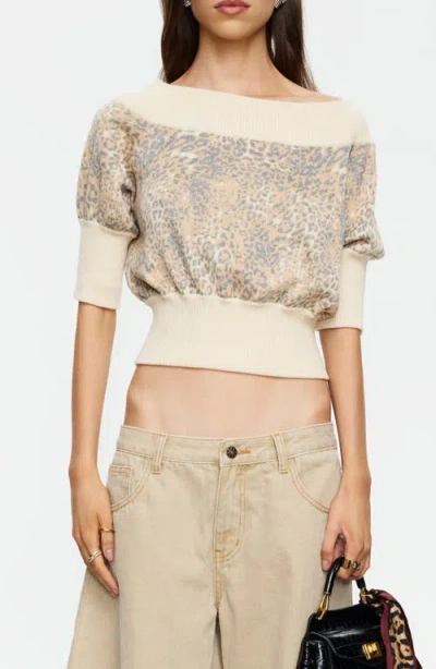 Lioness Adriana Off The Shoulder Sweater In Multi
