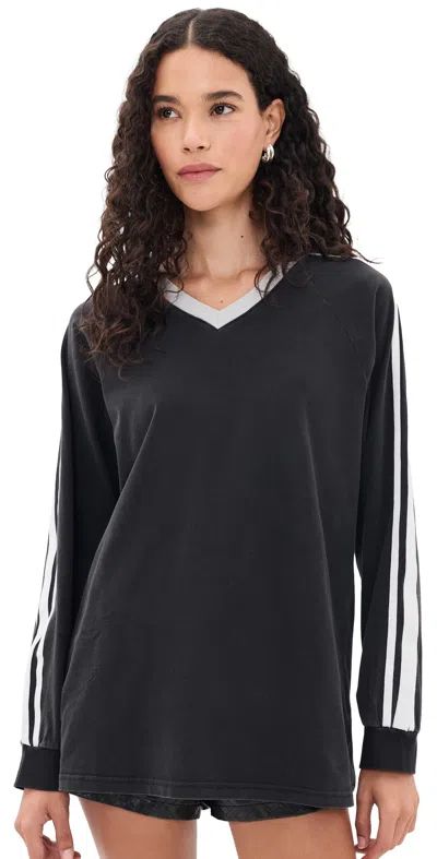 Lioness All Stars Long Sleeve Top Washed Noir In Black