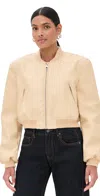 Lioness Allure Bomber Jacket Beige In Beige