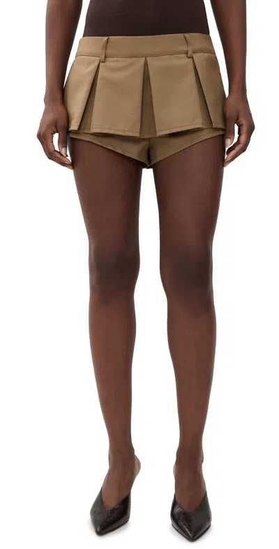 Lioness Allure Mini Skort Camel In Brown