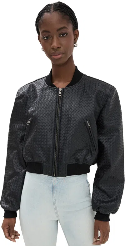 Lioness Allure Woven Bomber Onyx
