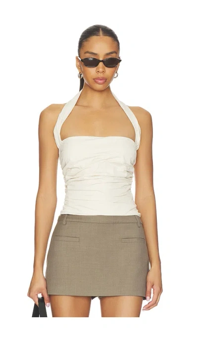 Lioness Amore Halter Top In White