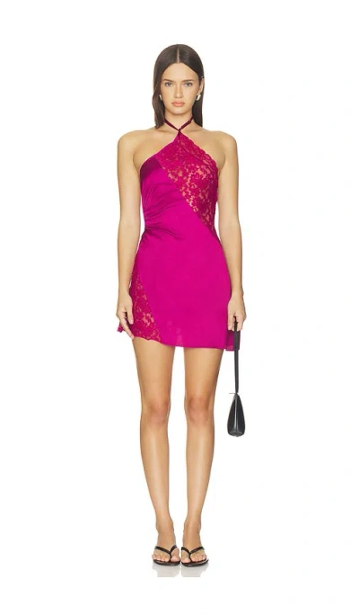 Lioness Amore Mini Dress In Plum