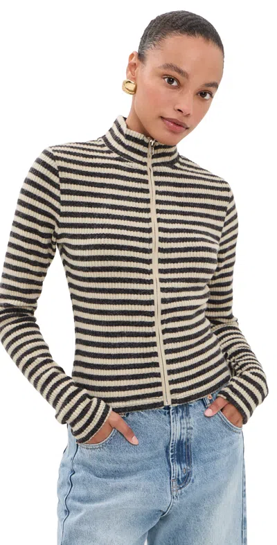 Lioness Apex Jacket Slate Stripe In Multi