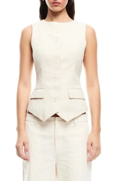 Lioness Back Belt Vest In Gray