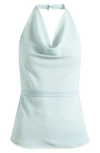 Lioness Banks Halter Top In Smoke