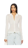 Lioness Banks Long Sleeve Top In Ivory
