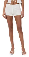 Lioness Bardot Shorts Porcelain In White