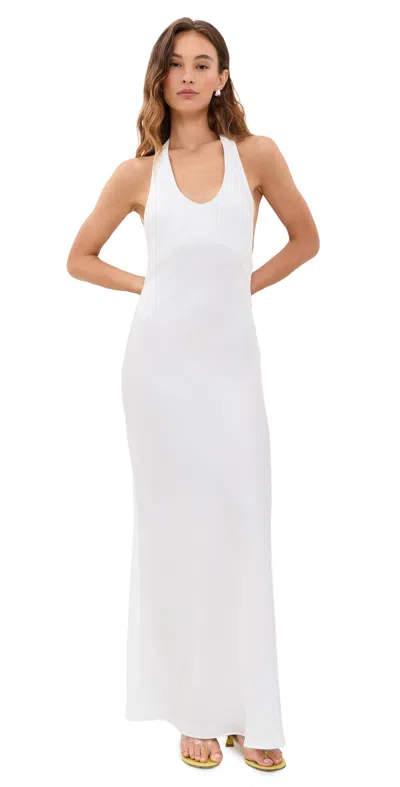 Lioness Bare Maxi Dress Porcelain