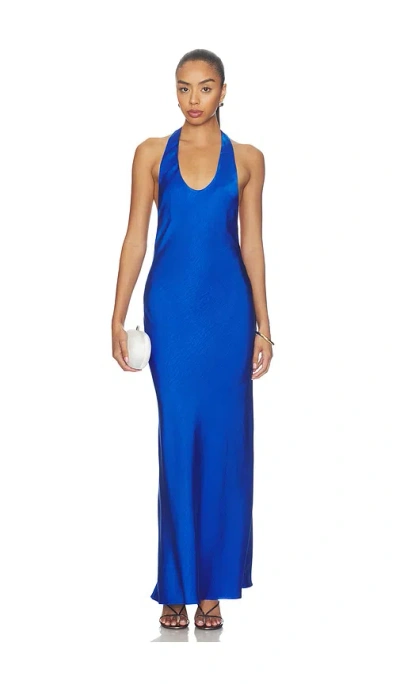 Lioness Bare Maxi Dress In Royal Blue