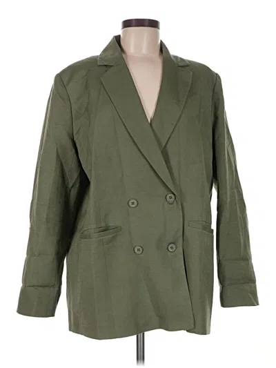 Pre-owned Lioness Blazer Jacket In Green