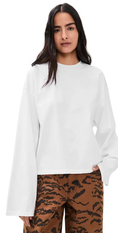 Lioness Bloom Long Sleeve Tee Porcelain In White