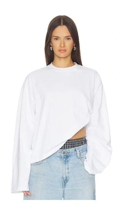 Lioness Bloom Long Sleeve Top In White