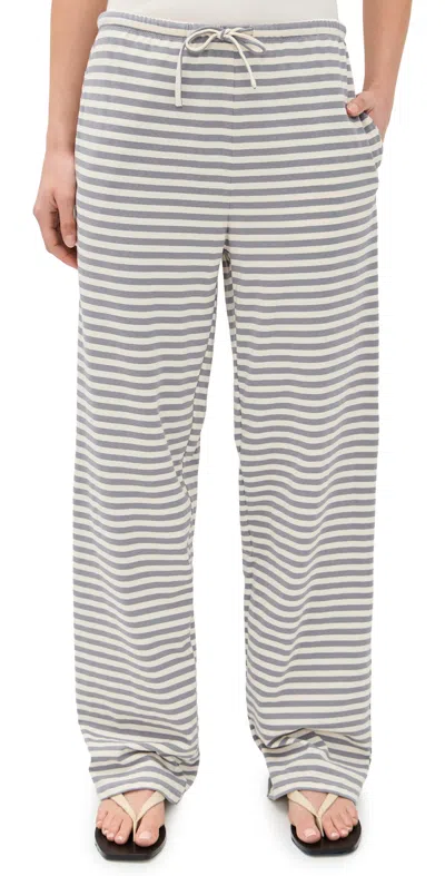 Lioness Bloom Pants Ash Stripe In Gray
