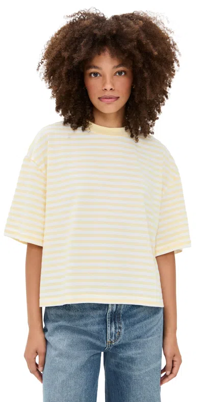 Lioness Bloom Short Sleeve Tee Lemontini In Neutral