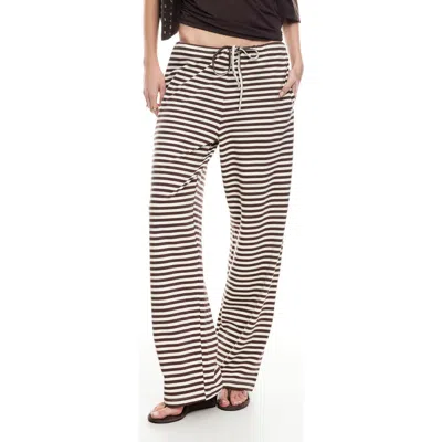 Lioness Bloom Stripe Pants In Brown