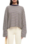 Lioness Bloom Stripe Top In Beige Stripe