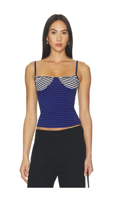Lioness Bloom Tank Top In Blue