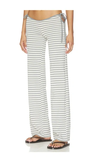 Lioness Bloom Tie Pant In Gray