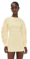 Lioness Blooming Mini Dress Butter In Yellow