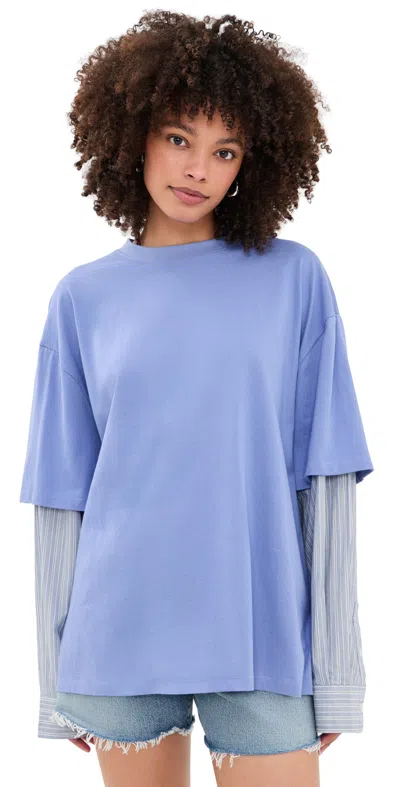 Lioness Bottega Layered Shirt Persian Jewel In Purple