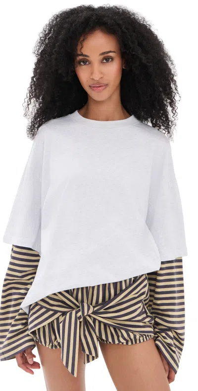 Lioness Bottega Shirt Beige Stripe In Multi
