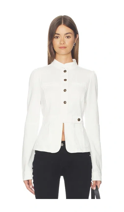 Lioness Brooklyn Denim Jacket In Porcelain